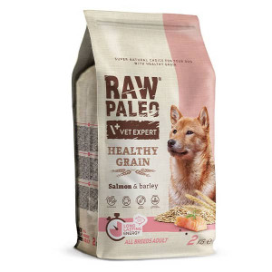 RAW PALEO HG SALMON sausā suņu barība Lasis, mieži 2kg